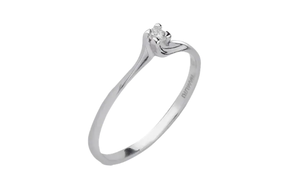 Anello Namuri Donna in Oro bianco Diamante 0.20 Ct SB1010-20 - SB1010-20